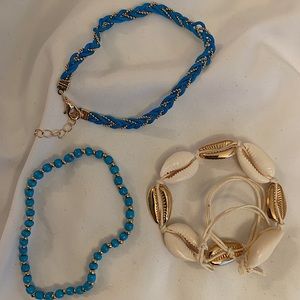 3 piece Anklet/Bracelet Set